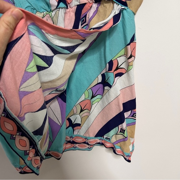 Trina Turk Tank Top Women's Size Medium Off The Shoulder Baby Doll Y2K Boho - Picture 3 of 13